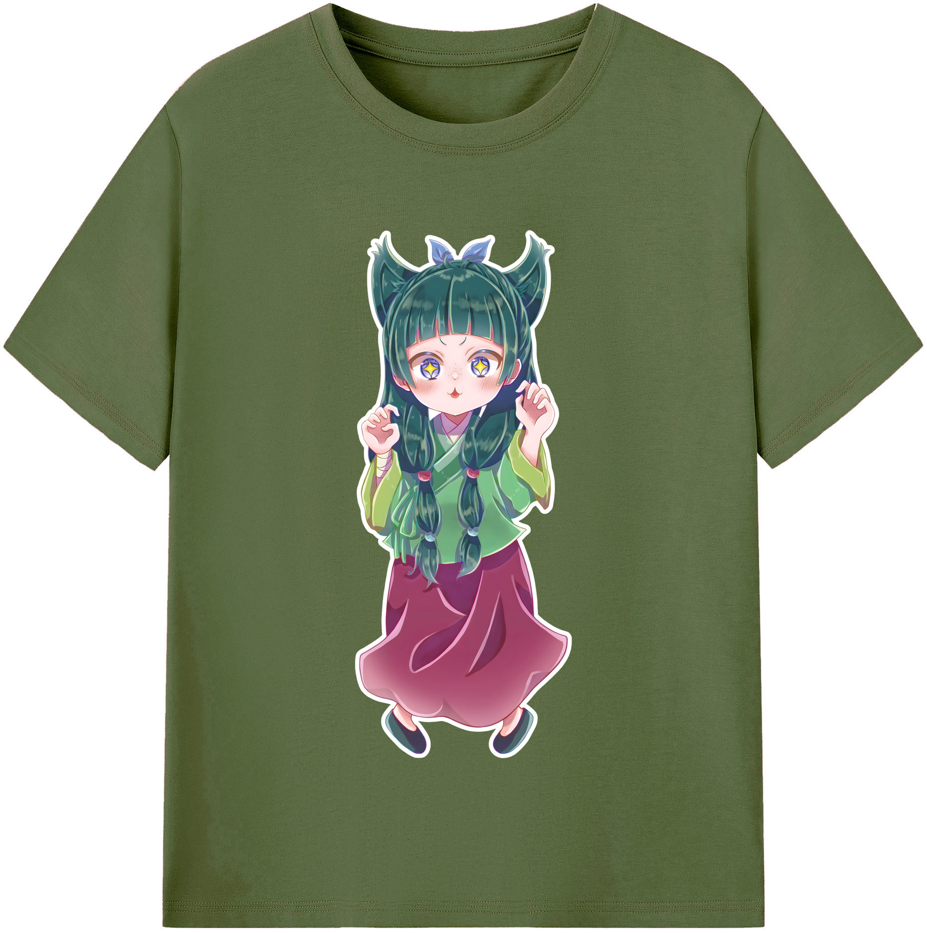 （画像用） 薬屋のひとりごと The Apothecary Diaries 綿100％半袖Tシャツ（フロントプリント）